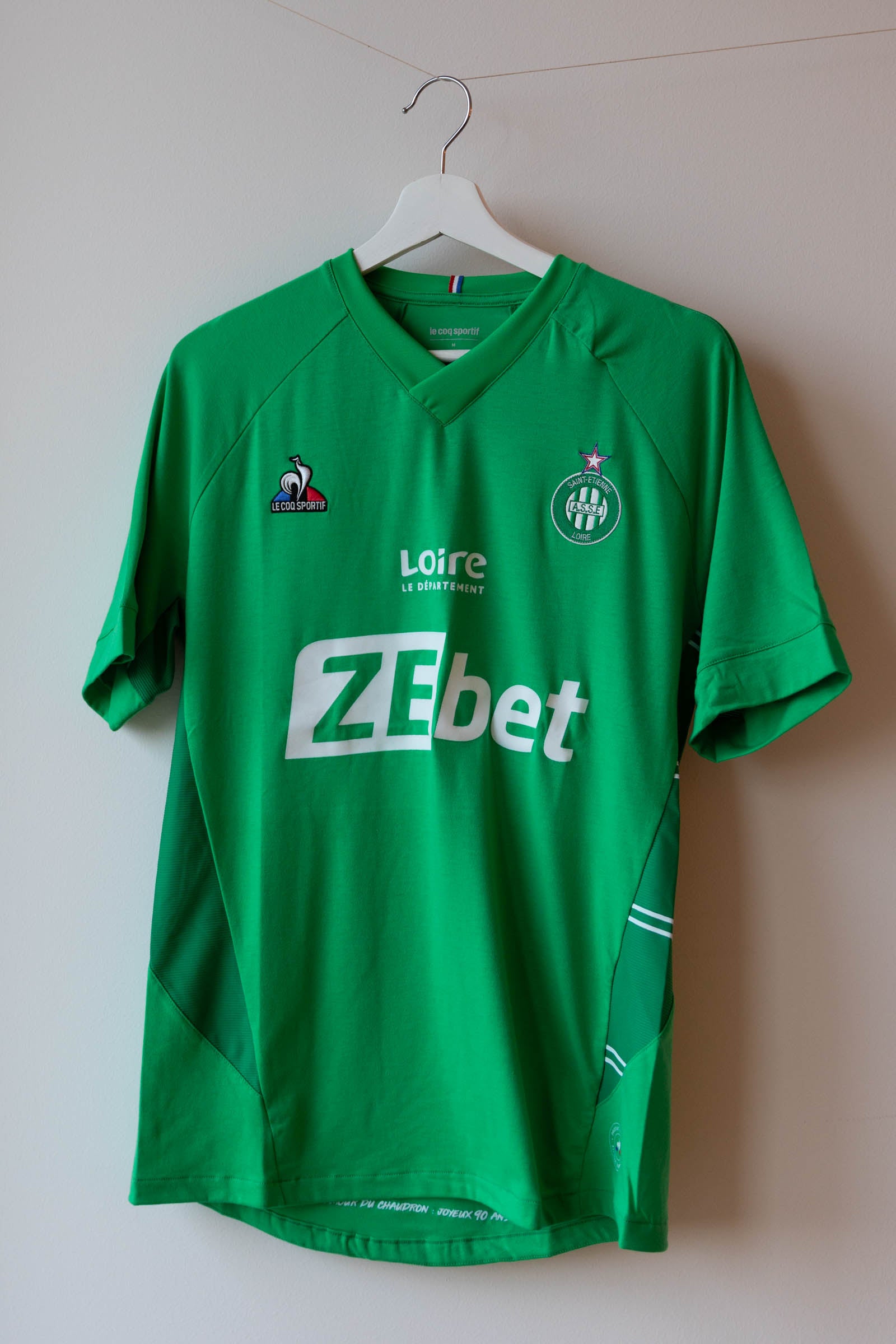 Coq Sportif Maillot Asse 2021 2022 ASSE Maillot Réplica Extérieur