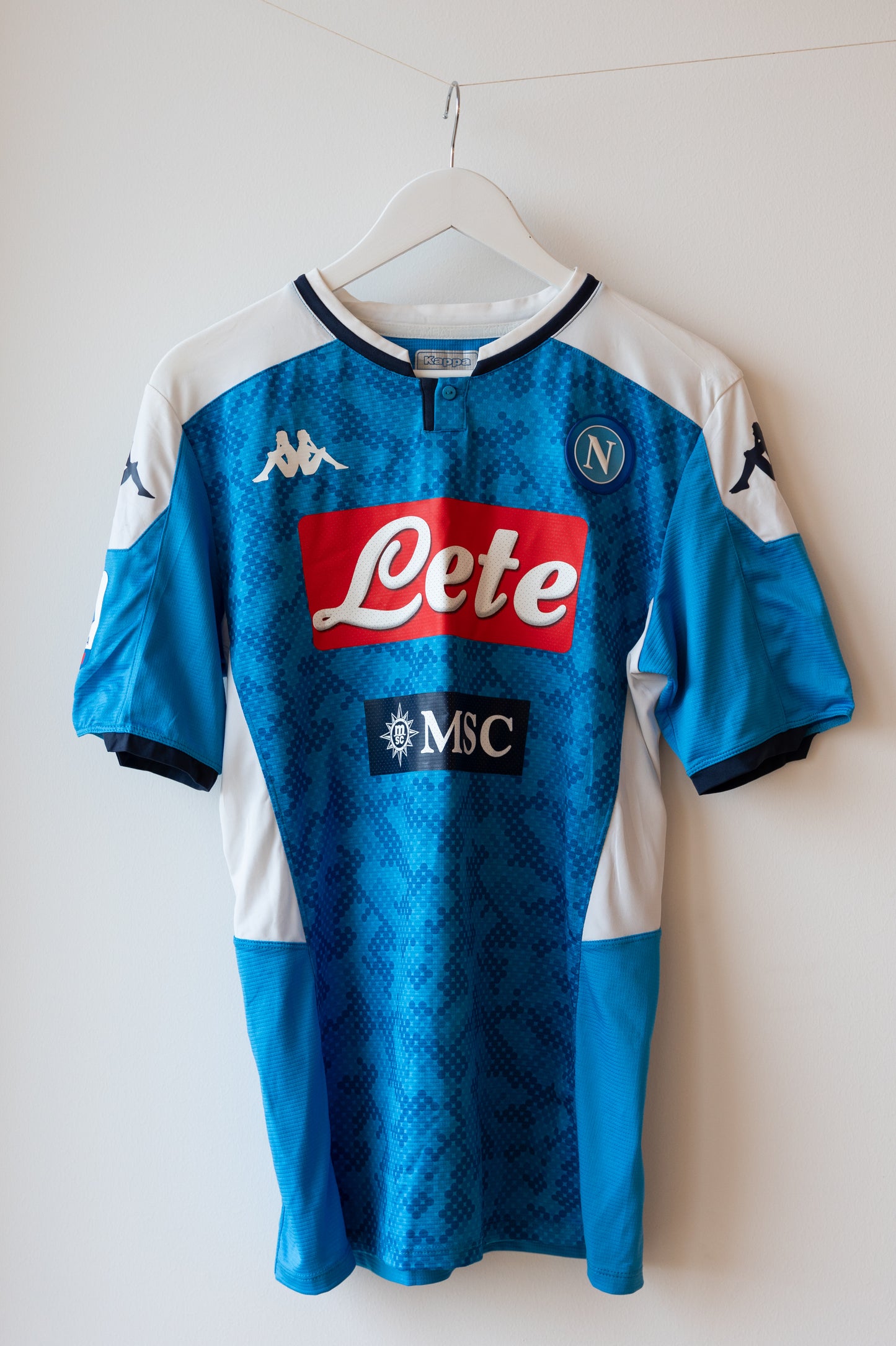 SSC Napoli Hemmatröja 2019/2020 Manolas #44 SIGNERAD (L)